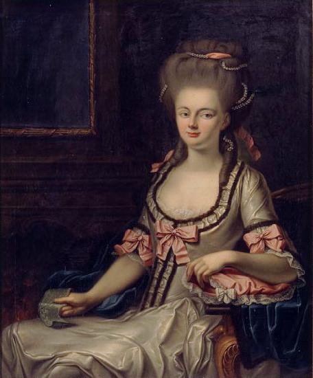 unknow artist Damenportrat Elisabeth von Freudenreich